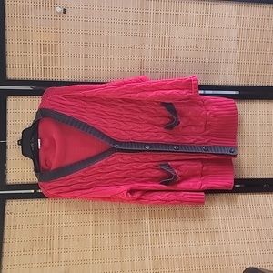 Lularoe Size M Pink and gray oversized sweater